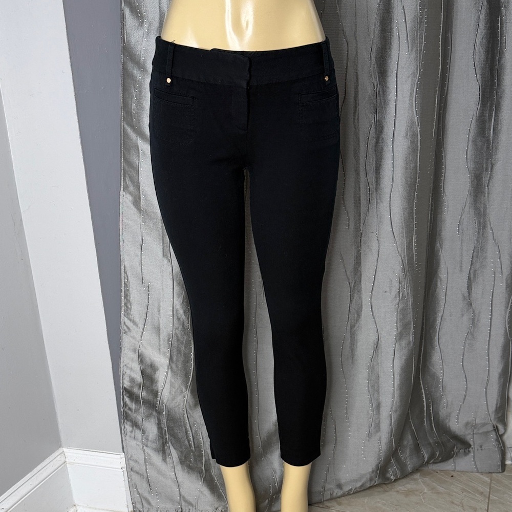 Alfani Petite women’s  Black Slim Cropped Ankle Jeans Sz 6